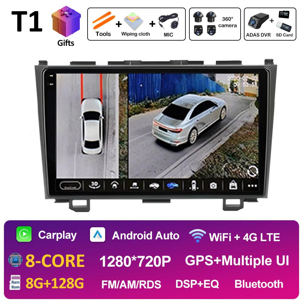GPS Navigation For Honda CR-V 3 RE CRV 2007 2008 2009 2010 2011 WIFI 9 Inch Android Car Radio Multimedia Video Player Auto Tools