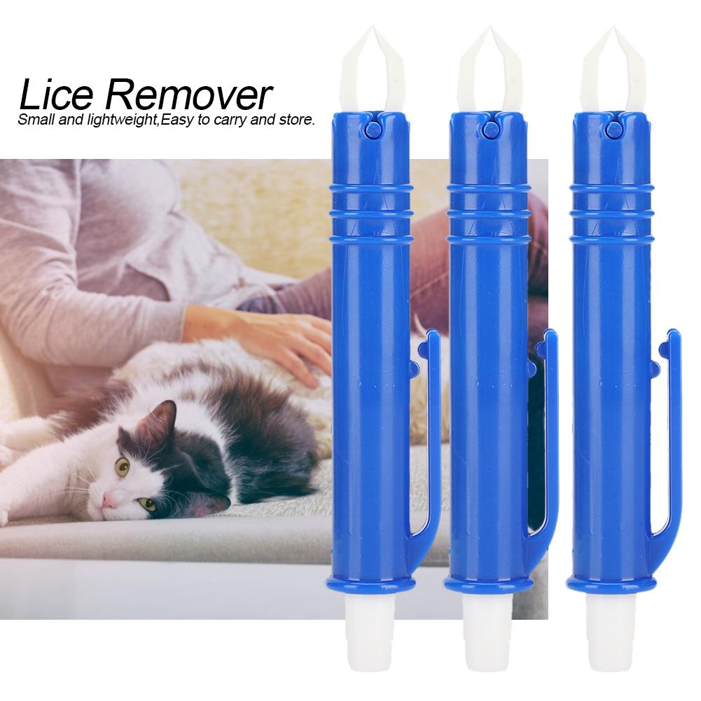 3Pcs Pet Lice Remover Flea Clip Tick Tweezers Mites Picker Tool for Dogs Cats General