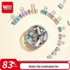 Qixin Morandi 83-Piece Multi-size Binder Clips Set