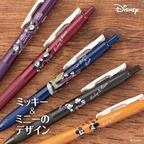 Zebra Gel Ballpoint Pen Sarasa Clip 0.5mm Vintage Disney 5 Color Set JJ15-DS2305-5C