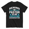 Behind Every Great Pastor Is An Awesome Congregation T Shirt Church