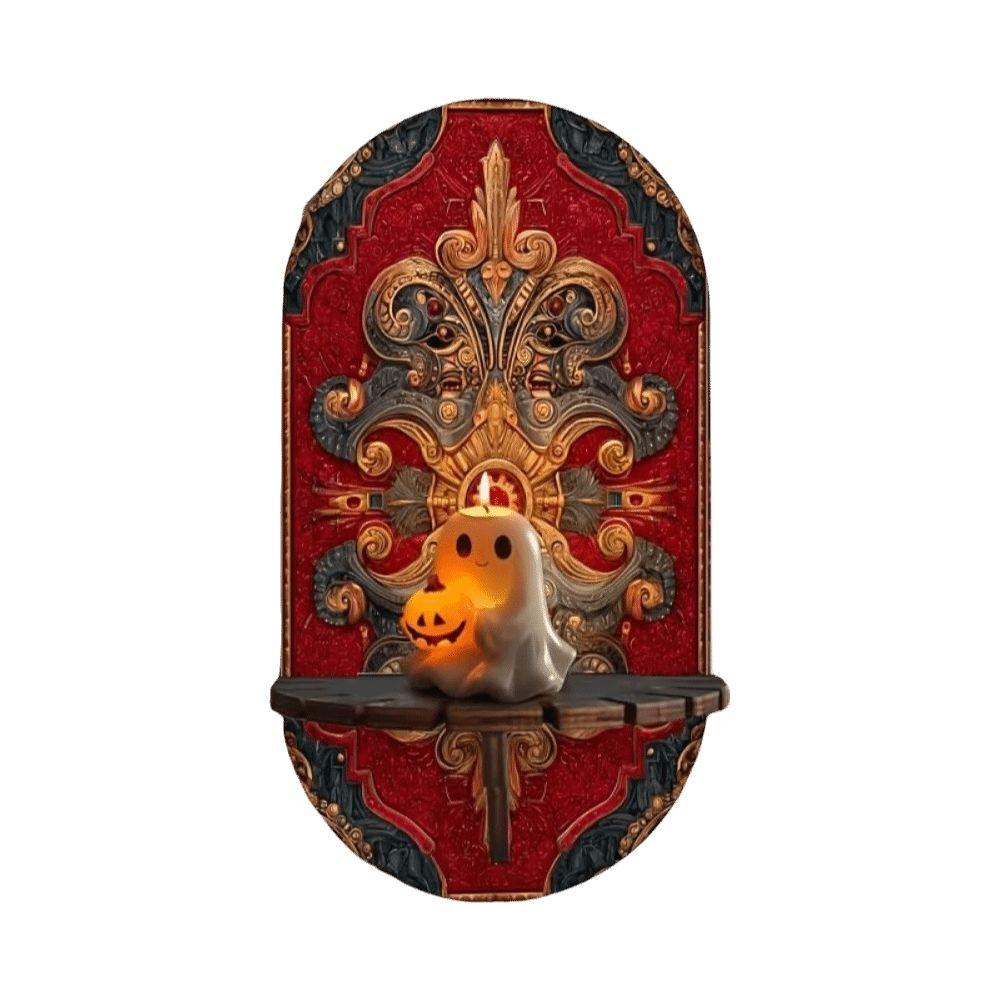 Peacock Wall Storage Rack Wooden Wall Display Stand Hanging Shelf Wall Decor Home Decor