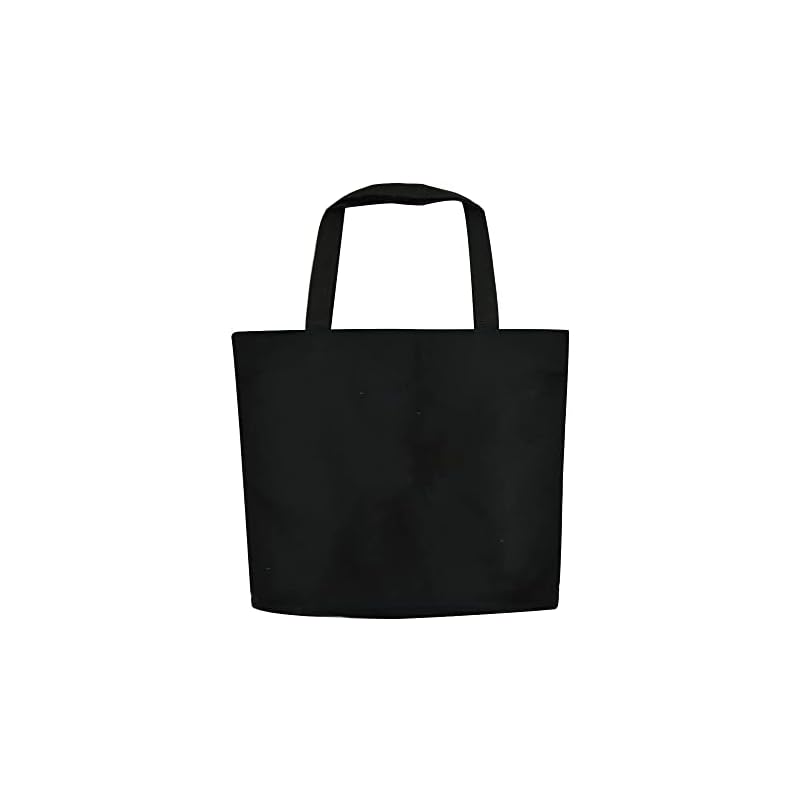 Yamani Kumamon Large Tote Bag with Zipper, Black 11546