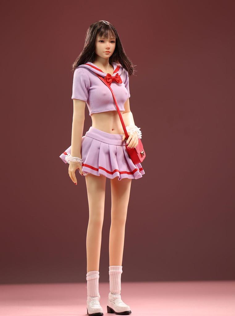 16 Sexy Clothing, 16 Female Sexy School Uniform, JK Uniform, School Uniform, Fashion Top, Sexy Suit (Bodywork, Head, and Shoes Not Included)