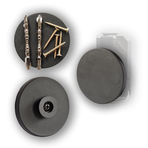 HAMUSUI Powerful Magnetic Pad Bit Holder with Male Fittings, Safety Fittings for One-Touch Tool Holders, Waist Bag, Magnetic Tool Holder, Bit Magnet,