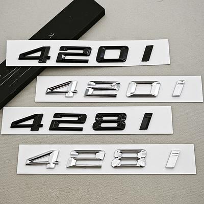 3D Autologo 428i 420i Badge Achterklep Badge Embleem Stickers Voor 4 Serie 420i 428i F32 Staart Markering Accessoires