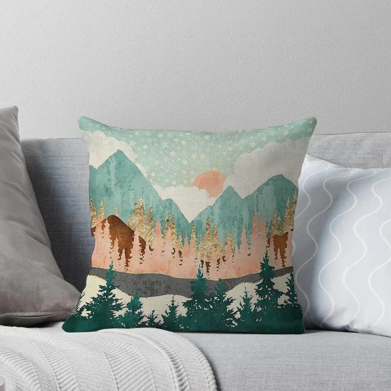 Federa per Cuscino Decorativa per la Casa Copricuscini Autunno Nordico X Soggiorno Moderno Divano Marocco Peluche Colore