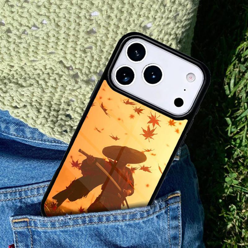 Japan Samurai Ninja Ronin Phone Case Cover Compatible with for IPhone 17air 16e 15 14 13 12 11Pro Max 17 Air