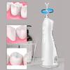 Oral Irrigator Water Flosser Portable Dental Water Jet 300ML Water Tank Teeth Cleaner USB Rechargeable Waterproof White