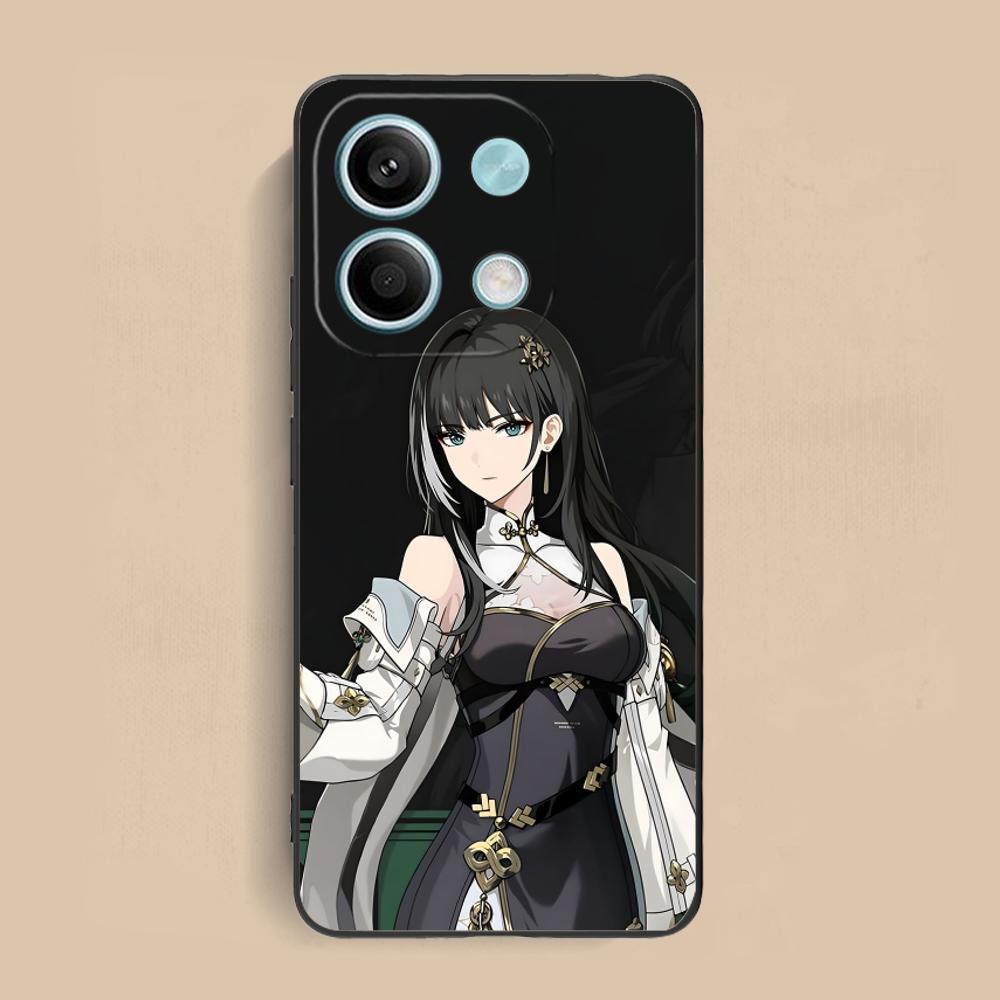 Wuthering Waves Baizhi Phone Case for Xiaomi Redmi 15 14 13 12 A5 3 2 1 C Plus 4G 5G Soft TPU Shockproof Cover
