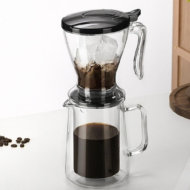 Large Capacity 650ML Glass Coffee Filter System Drips Filter Cup & Sharing Pot Perfect For Entertaining Guests At Homes
