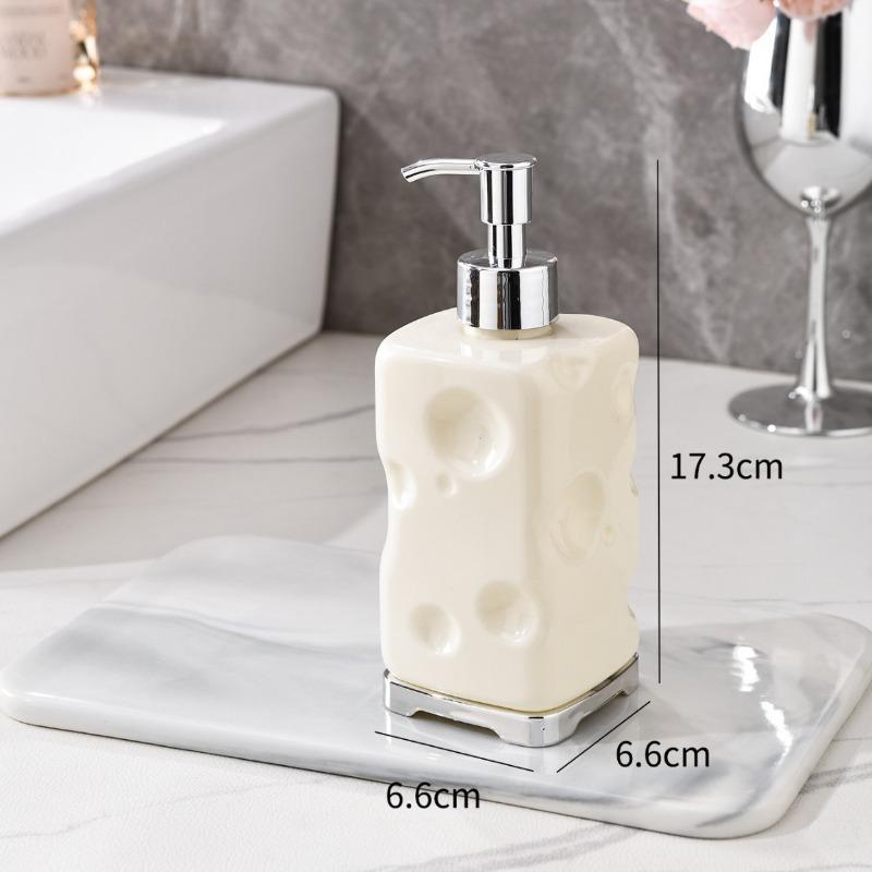 550ml Plastic Cheese Lotion Bottle Luxury Shampoo Shower Gel Hand Sanitizer Household Bathroom Counter Press Soap Dispenser