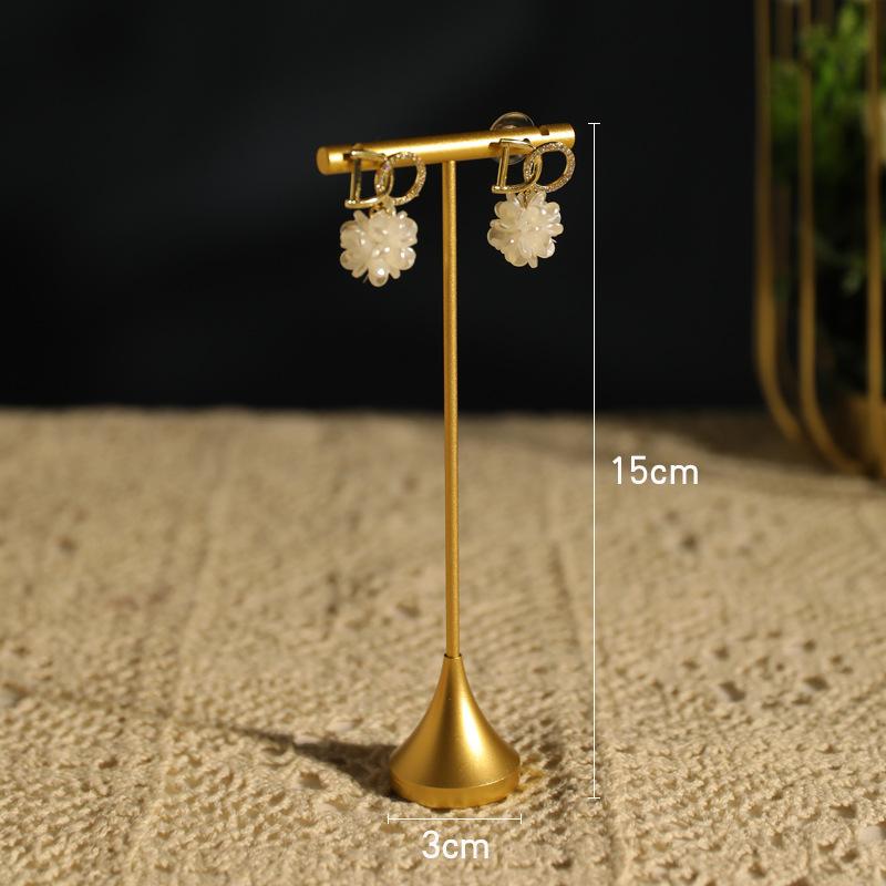 Retro Picture Frame Shape Jewelry Display Stand Earrings Necklace Organizer Rack Jewelry Counter Showcase Props