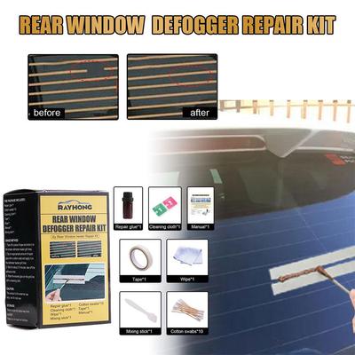 Kit de reparare a dezaburitorului de lunetă mașină Reparație rapidă bricolaj Accesorii de îngrijire a dezghețatorului spart Linii de încălzire zgâriat L8g6 Grilă U7k3