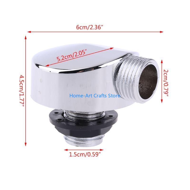 Y3NA Chromed Plastic Shower Connector Bathtub Shower Cabin Room Accessories Parts