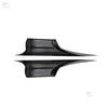 2Pcs Carbon fiber Texture Front Door Handle Panel Pull Cover For BMW F01  F02
