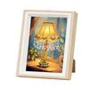 DIY Pearl Painting Kit with Wooden Frame 15x20cm Pearl Gem Paintings Picture Arts Craft for Adults Beginners Home Wall Decor