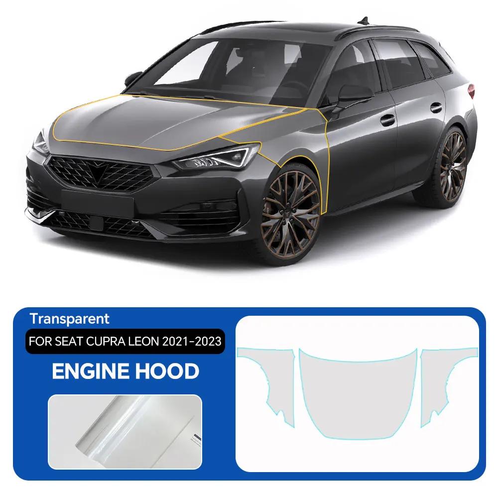For Seat Cupra Leon 2021-2023 TPU Paint Protection Film Pre-cut PPF Car Body Anti-scratch Resistant Clear Bra Car Accessories