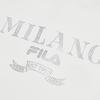 New FILA MILANO Collection T-Shirt Women's Cloud White F11W515102F-WT