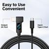 100W PD PD Trigger Charging Cord Digital Display DC Charging Lead  Mobile Workstation