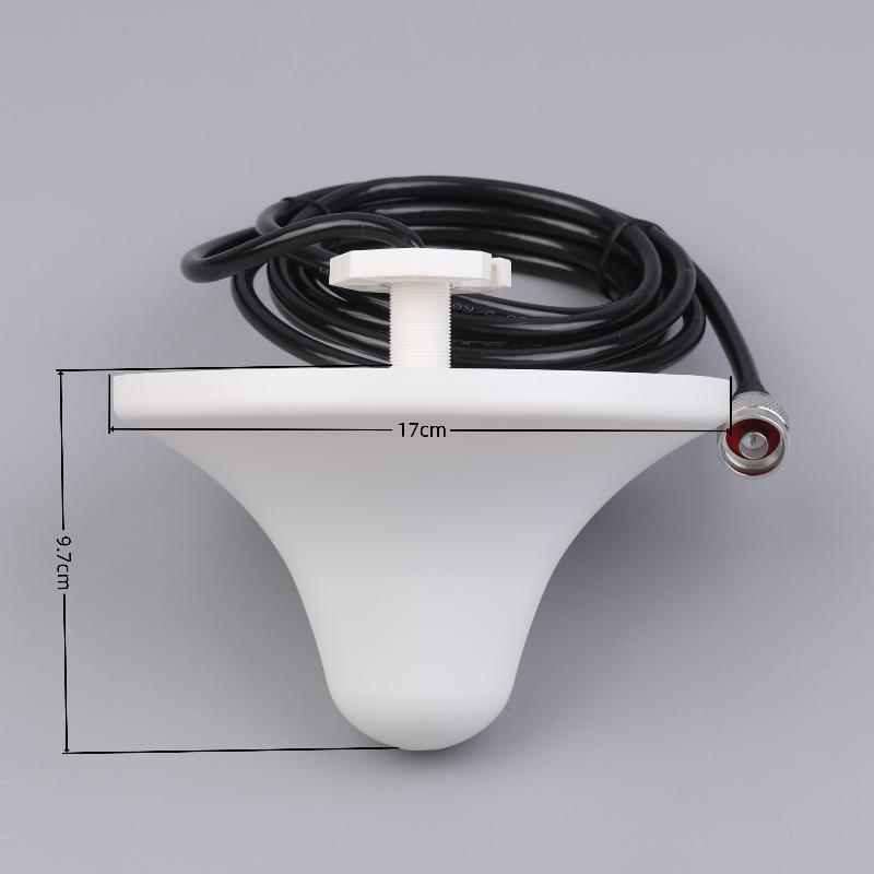 1Pcs N Male Connector Phone Booster Repeater Amplifier Antenna 2G 3G 4G Lte 800-2500/2700Mhz Indoor Ceiling Antenna