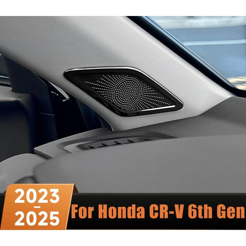 Car Door Window A Pillar Speaker Tweeter Frame Audio Loudspeake 3d Trims For Honda Cr-v Crv 6th Gen  2024 2025 Hybrid