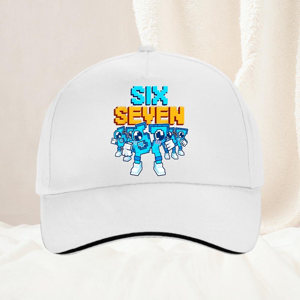 Meme  Six Seven   Italian Brainrot Baseball Cap Unisex Trucker Hat Spring Casual Outdoor Gym Sun Visor Snapback Cap