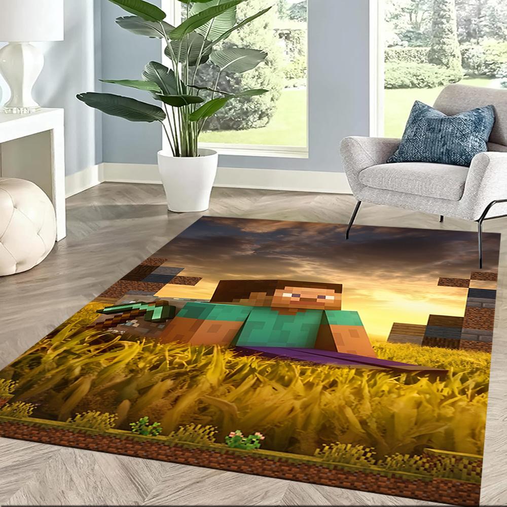 Minecraft 41 Floor Mat Design for Living Rooms Game Room Playrooms Decorate room Anti-slip Rug Anime Office Decor Gift for Festivals