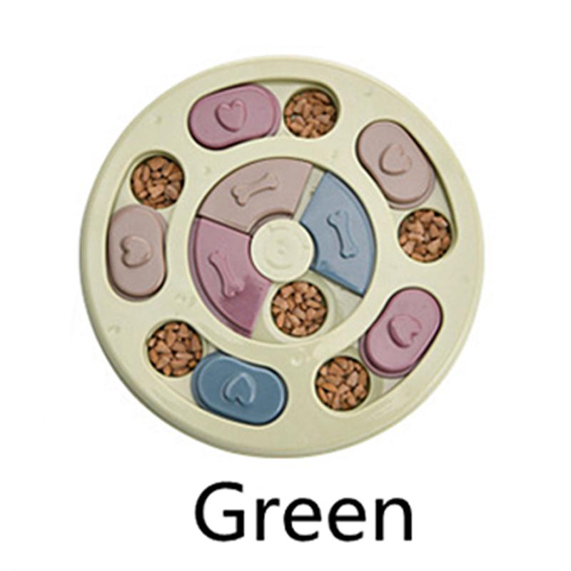 Hondenspeelgoed Puzzel Langzame Voederbak Interactief Verhoog Puppy IQ Voedseldispenser Langzaam Eten Antislip Kom Huisdier Kat Honden Trainingsspel