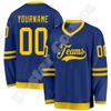 Hockey Jersey Custom Name Team Logo Number Colorful Pullover Vintage Retro Long Sleeves 3DPrint Harajuku Casual Sweatshirts X10