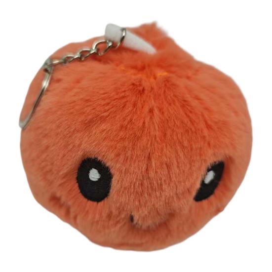 

Cartoon Steamed Bun Plush Toy Stuffed Smiling Dumpling Doll Bag Backpack Purse Charm Keychain Pendant Hanging Decoration червоний