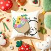 Japan Cute J-Joke Bear Christmas Pillow Case Plush Fabric Soft Double-Sided Printed Sofa Warm Winter Home Gift Cushion Cover