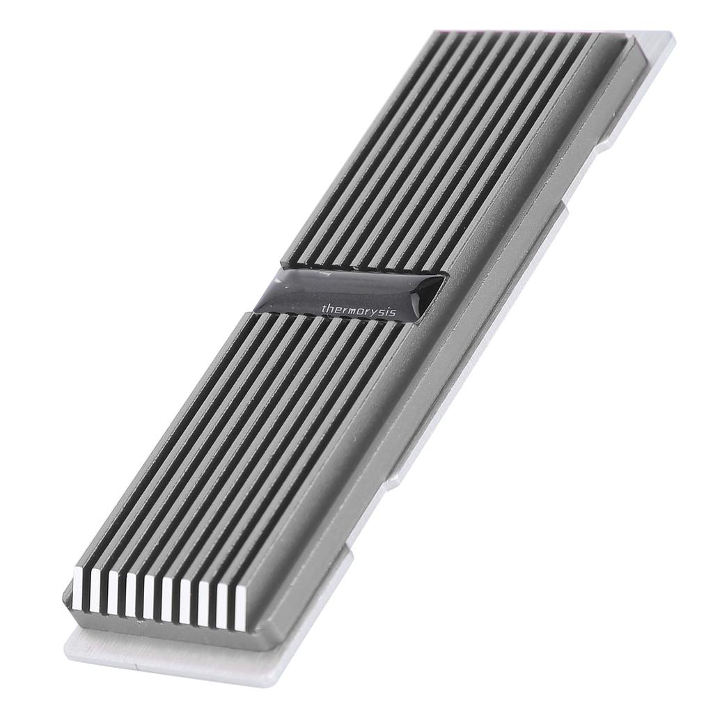 Solid State Hard Drive Heat Sink Thermal Pad SSD All Aluminum Cooling Parts 2280 M2Gray