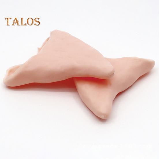 1 pereche urechi false de elf din latex, urechi de cosplay, recuzită, reutilizabile, urechi ascuțite de zână Pixie pentru petreceri de costume, accesorii pentru cabina foto, recuzită