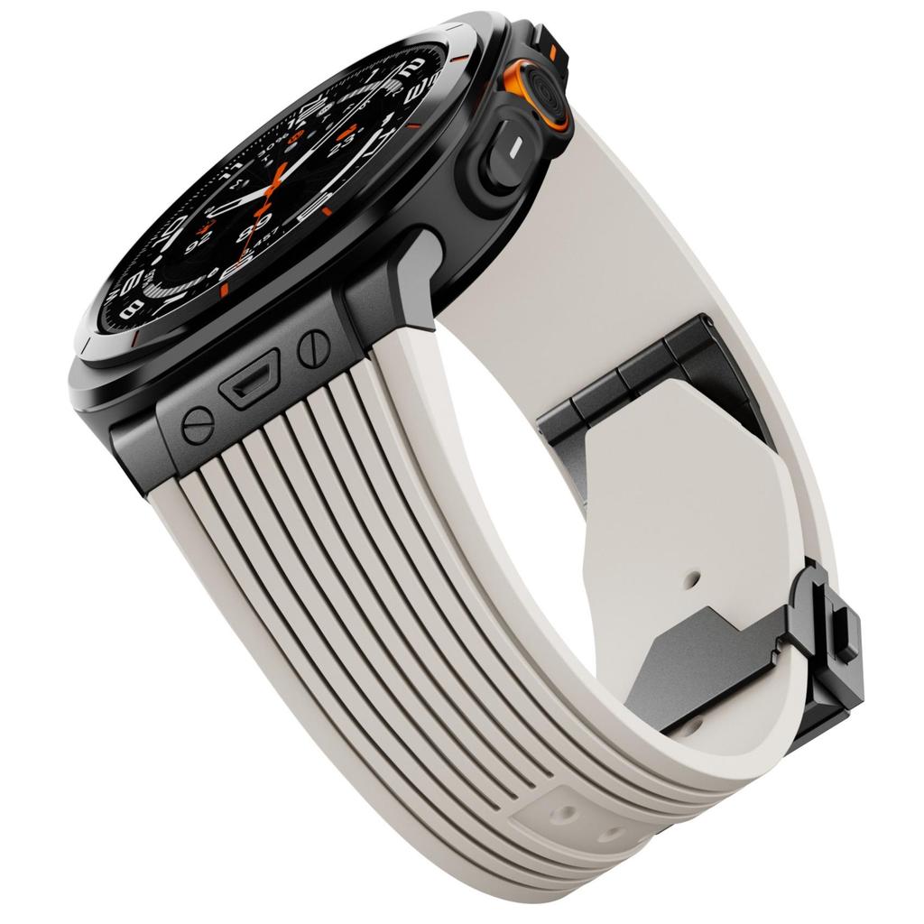 Sports Strap for Samsung Galaxy Watch Ultra 2025 47mm Stainless Steel Buckle Band for Samsung Galaxy Watch Ultra Luxury Bracelet
