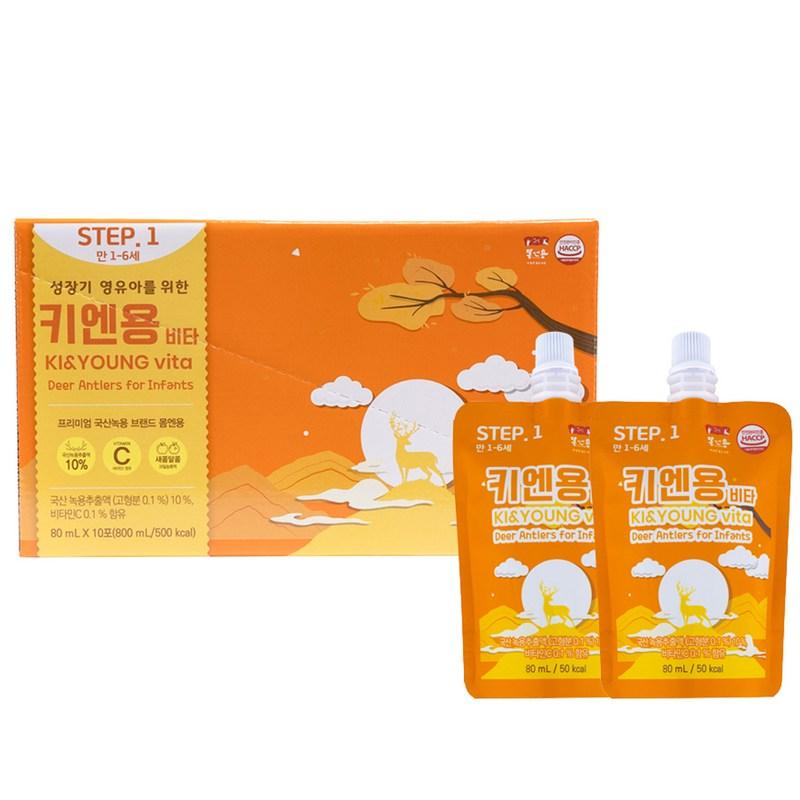 

Mom N Yong Ki N Yong Vita Delicious Children’s Deer Antler, 80ml, 10 pieces