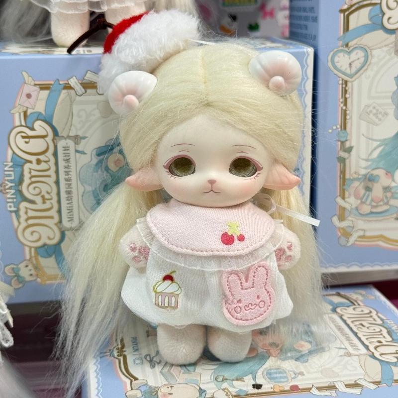 P!NYUN MIMIA Kindergarten Series Cute Backpack Pendant Dolls Desktop Ornament Anime Figures Trendy Toys Surprise Gift