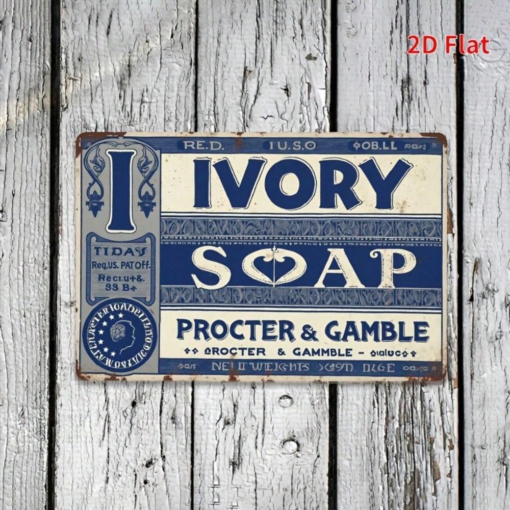 

Metal Wall Art Vintage 1921 Soap Sign Retro Kitchen Poster 20x30 cm