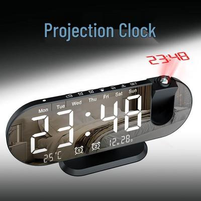 Smart LED Projection Alarm Clock with Temperature Display