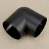 75mm Parking Heater Air Vent Ducting Flat Elbow Pipe Outlet Exhaust Connector L-shape Black Plastic