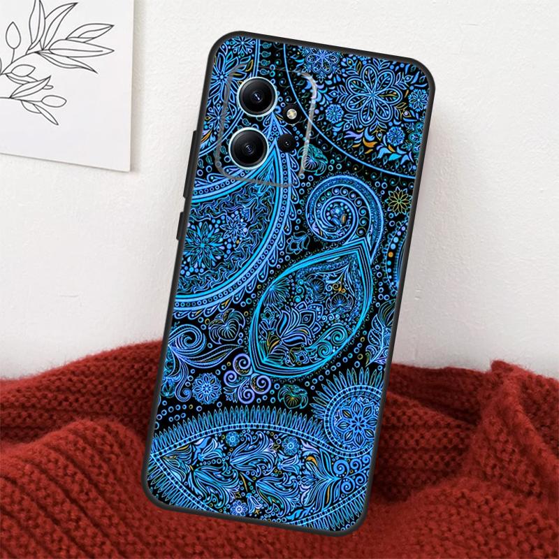 Paisley Pattern Case For Xiaomi Redmi Note 14 13 10 11 12 15 Pro Plus Cover For Redmi 15 14C 12C 10C 13C 15C
