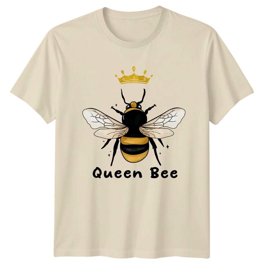 Queen Bee TShirt Nature Lover Bee Keeper Honeycomb Apiary Gift