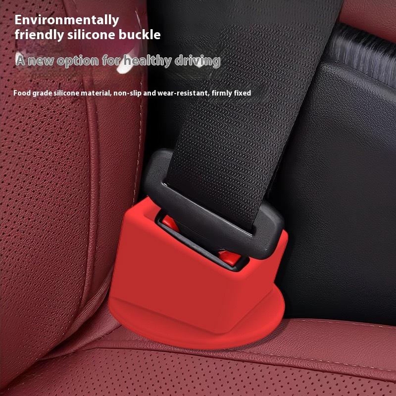 1 stk Bilsikkerhetsbelteankerkontakt Auto Setebeltspenne Deksel Kollisjonsbeskyttelsesdeksel Bilinteriør Modifikasjon