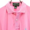 RALPH LAUREN COUNTRY 80s 90s Polo Country Short Sleeve Polo Shirt S Pink Men's Used