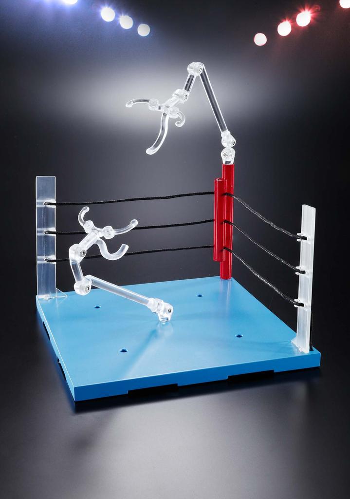 Tamashii Stage ACT. Ring Corner, Approximately 110mm, Made of ABS Plastic and Cotton String, Pre-painted Finished Figure.