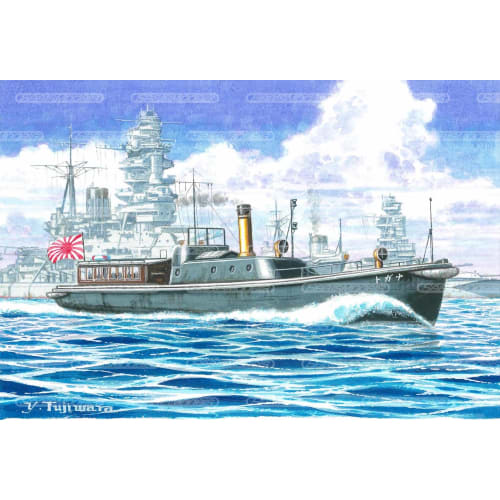 SEALS Model 1/144 scale Japanese Navy Nagato and Mutsu Carrier Torpedo Boat Commander's Boat (EAK002) Plastic Model