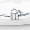 Charms Original Copper Plated Love Heart Lock Pendant Beads Fit Bracelet Diy Fine Gift Women Delicate Jewelry