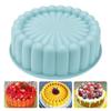 1 st Ny Non-stick Charlotte Kakform Rund Silikon Bakform 20 cm Kakform För Tarte Paj