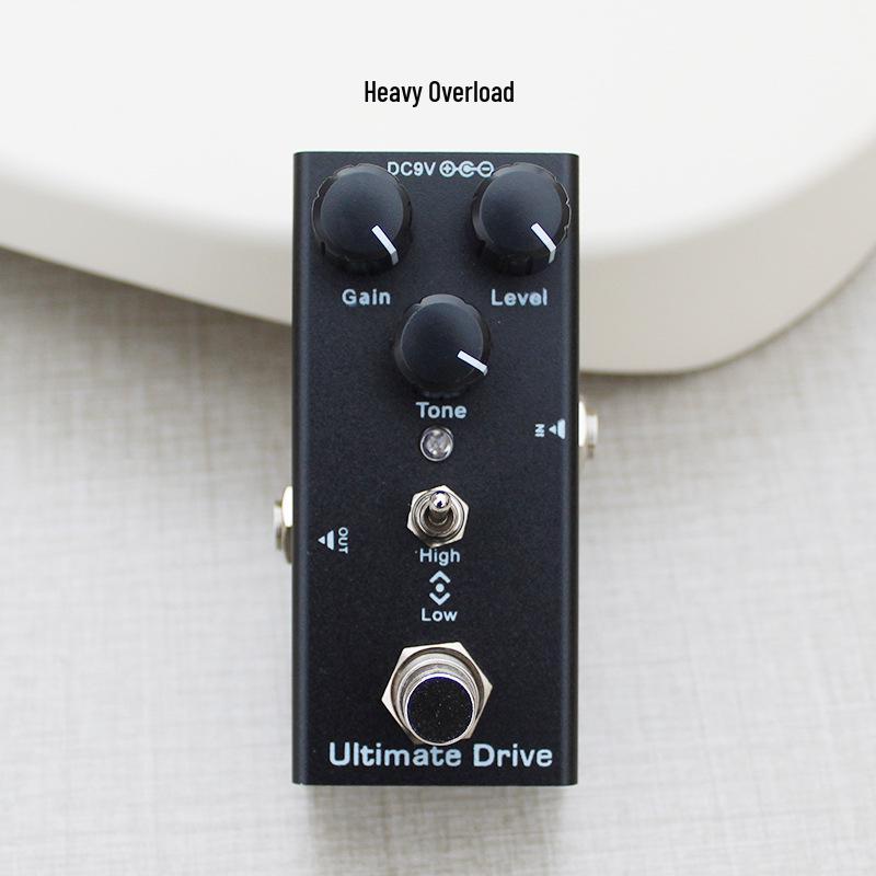 Certified Multi-Effect Guitar Pedal with 10 Effects and Storage Board