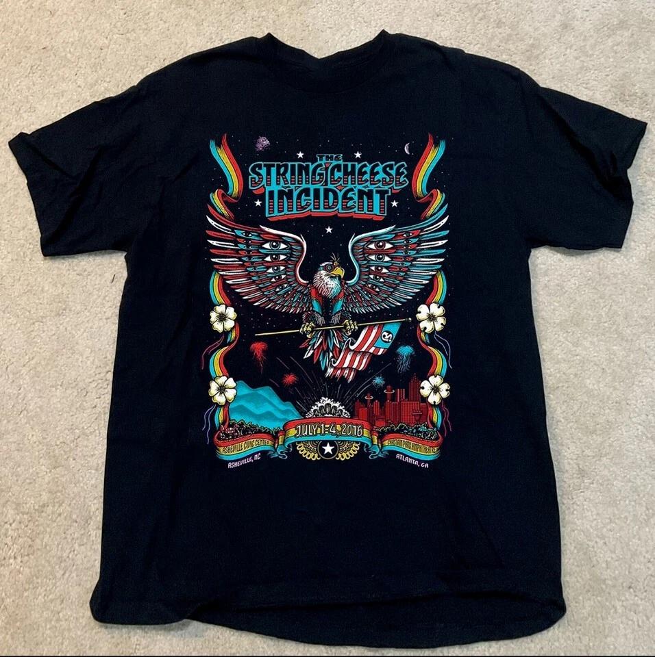 

The String Cheese Incident Черная футболка Унисекс Футболка Все размеры UU688 2XL